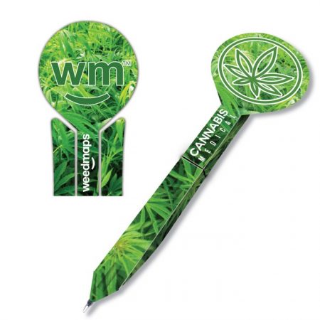Promotional Custom Logo Fold-it-Flat Cannabis Pen - Full Color