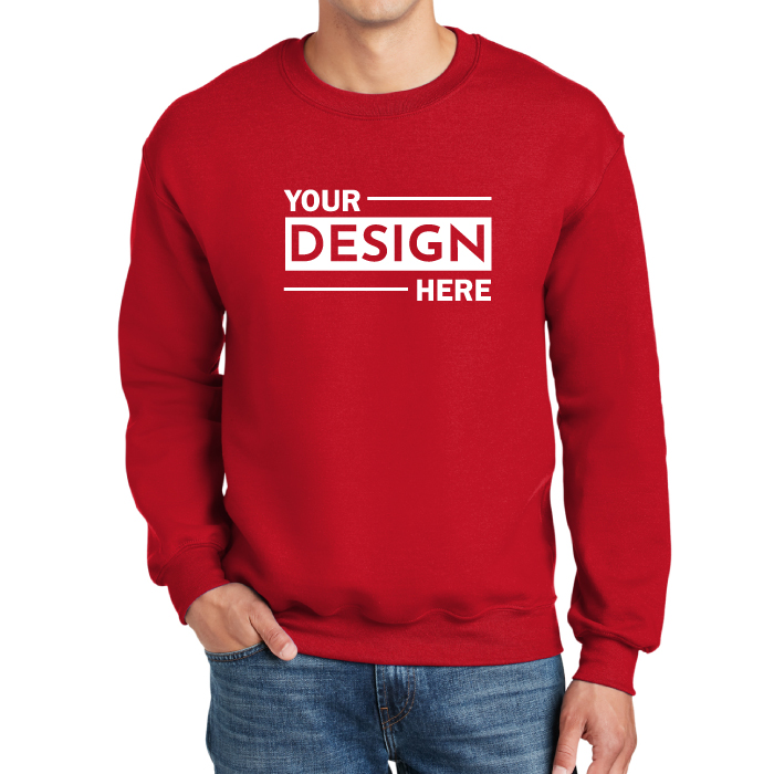 Personalized Gildan® DryBlend™ Crewneck Sweatshirt with Logo