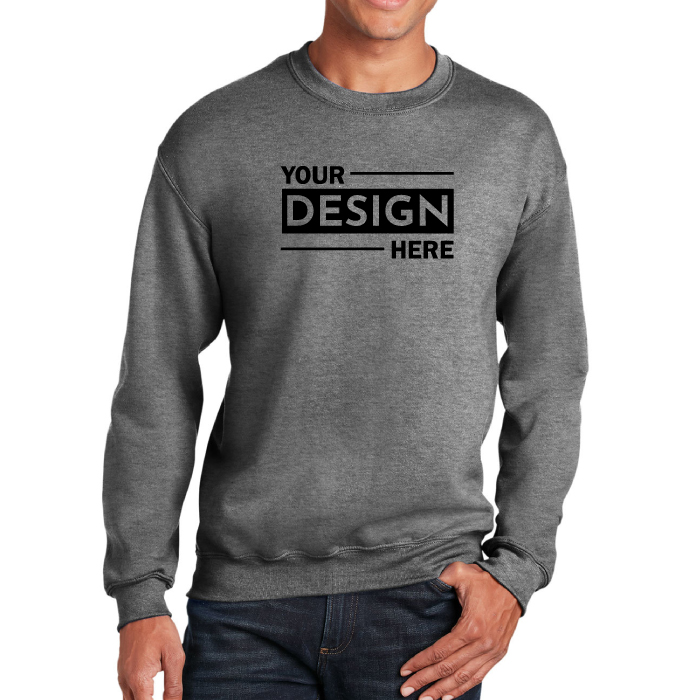 Custom Gildan® Heavy Blend™ Crewneck Sweatshirt Printed with Logo