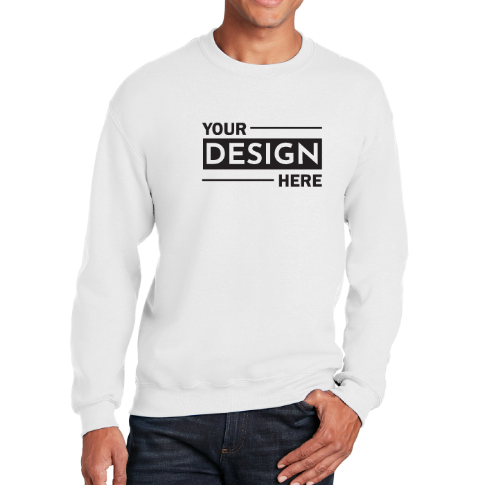 Custom Gildan® Heavy Blend™ Crewneck Sweatshirt Printed with Logo