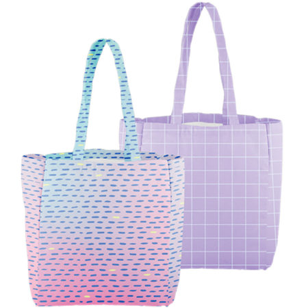 Custom Logo Grocery Tote Bag - Full Color