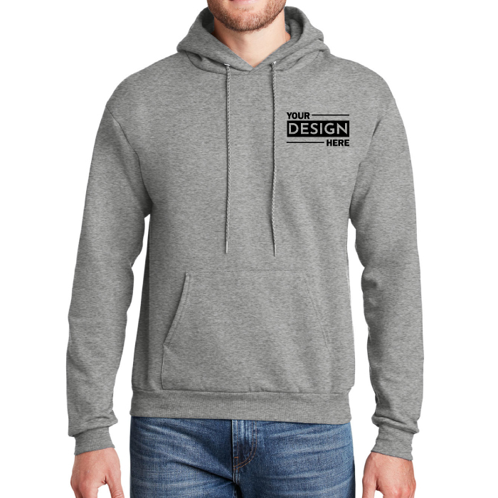 Personalized Hanes® EcoSmart® Hooded Sweatshirt with Printed Logo