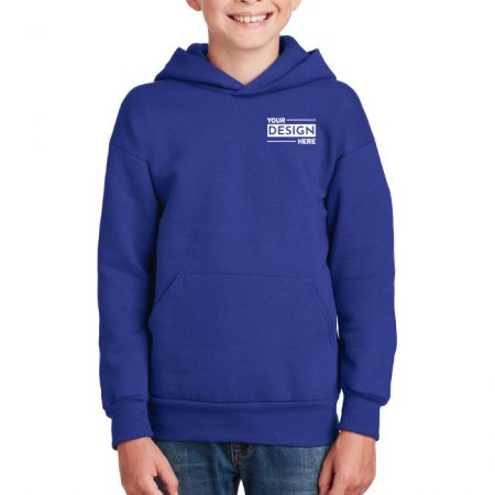 Custom Logo Hanes® Youth EcoSmart® Hooded Sweatshirt