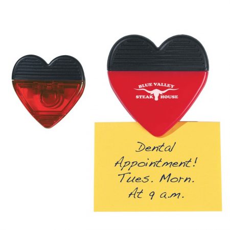 Promotional Custom Logo Heart Shape Clip