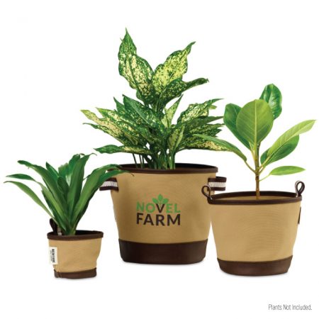 Custom Heritage Supply™ Plant, Grow & Store Trio of Pots with Logo