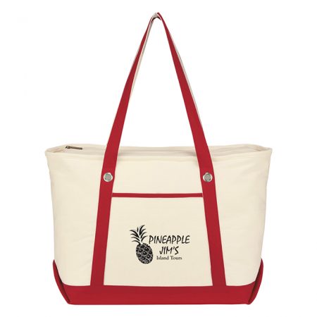 Promotional Large Cotton Canvas Sailing Tote Bag with Logo