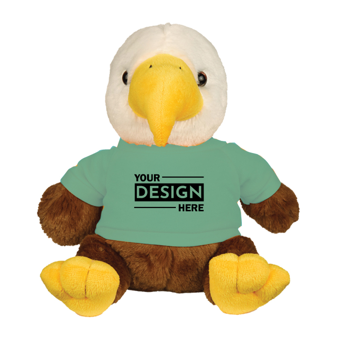 Personalized 6" Liberty Eagle Stuffed Plush Toy with Logo