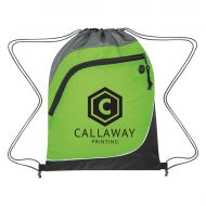 Custom Lively Sports Drawstring Bag with Logo