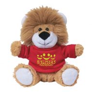 Promotional Custom Logo Lovable Stuffed Plush Lion 6inch