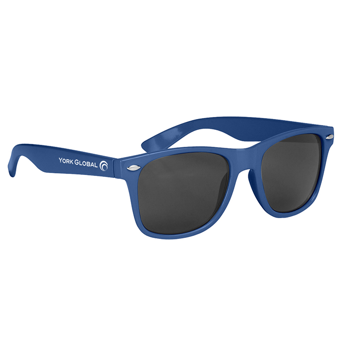 Malibu Sunglasses with Microfiber Cloth and Pouch with Logo