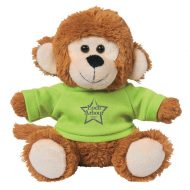 Promotional Custom Logo Marvelous Stuffed Plush Monkey 6inch