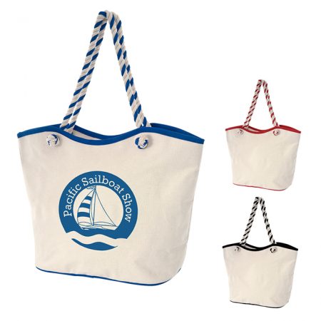 Custom Logo Maui Laminated Cotton Tote Bag