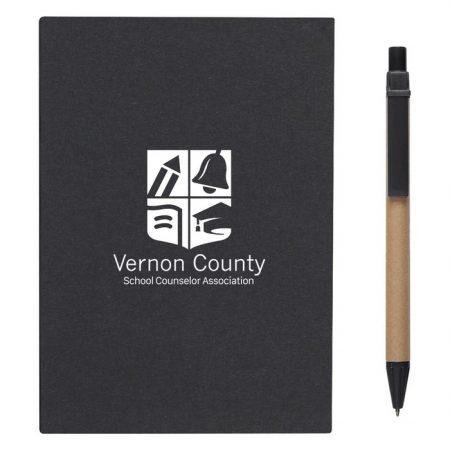 Promotional Custom Logo Meeting Mate Notebook With Pen And Sticky Flags