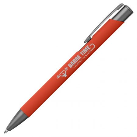 Promotional Custom Logo Milano Softy Pen - Laser Engraving