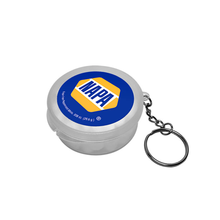 Custom Printed Mint Keychain with Logo