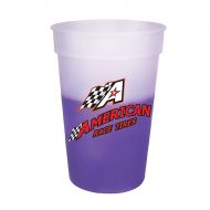 Custom Logo Mood Color Changing Frosted Stadium Cup 17oz - Full Color