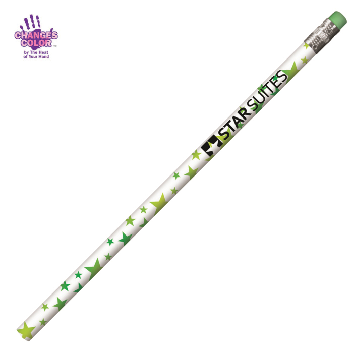 Heat-Activated Sparkle Pencil with Custom Logo
