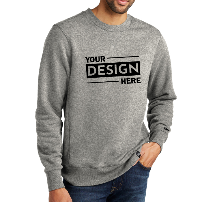 Custom Branded New Era® French Terry Crewneck Sweatshirt