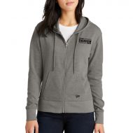 Custom Logo New Era® Women's Thermal Full-Zip Hoodie Sweatshirt - Embroidery