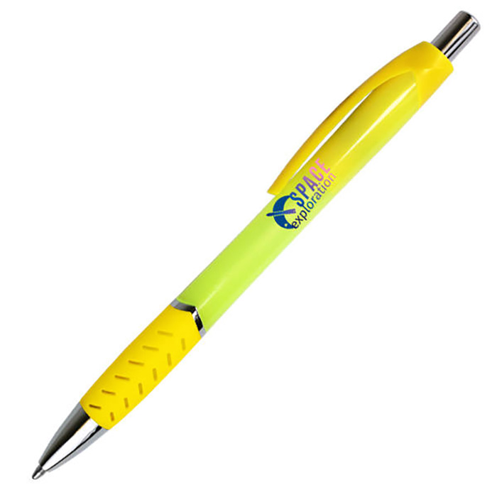 Night Glow Click Pen - Full Color with Logo
