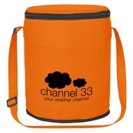 Custom Logo Promotional Non-Woven Round Lunch Cooler Bag