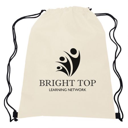 Custom Logo Promotional Non-Woven Sports Drawstring Bag