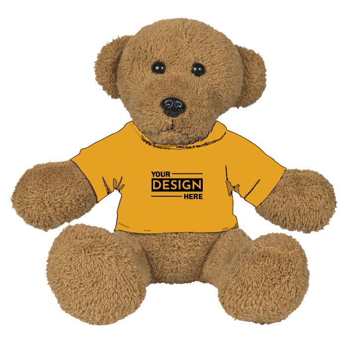 Personalized Ole' Time Rag Bear Stuffed Plush Toy 8" with Logo