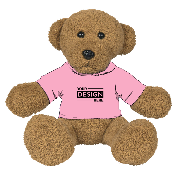 Personalized Ole' Time Rag Bear Stuffed Plush Toy 8" with Logo
