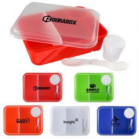 Promotional Custom Logo On The Go Lunch Container