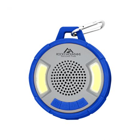 Promotional Printed Logo Outdoor Wireless Speaker with COB Light