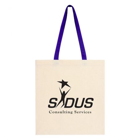 Custom Penny Wise Cotton Canvas Tote Bag with Logo