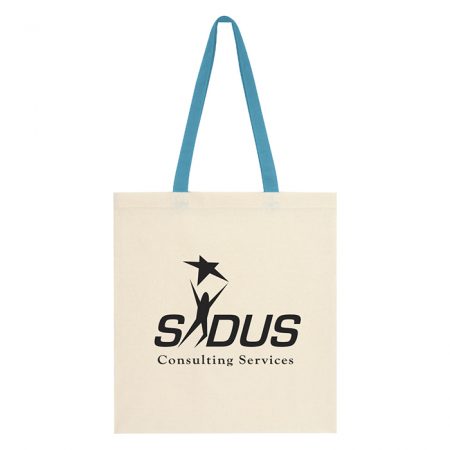 Custom Penny Wise Cotton Canvas Tote Bag with Logo