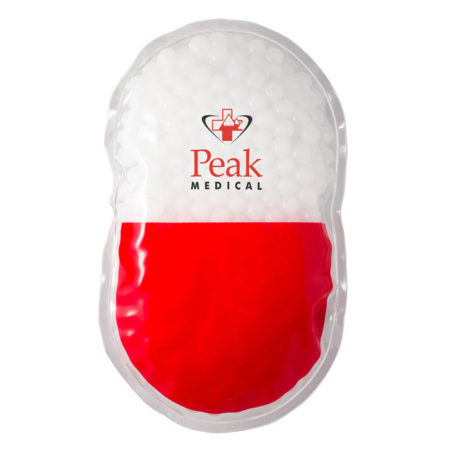 Promotional Custom Logo Pill Capsule Hot/Cold Pack Aqua Pearls