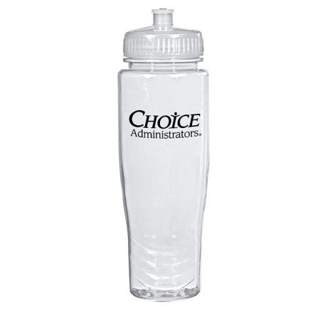Promotional Poly-Clean Plastic Water Bottle 28oz