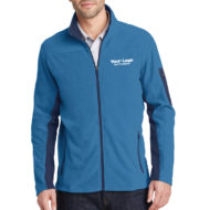 Custom Logo Port Authority Summit Fleece Full-Zip Mens Jacket Embroidery