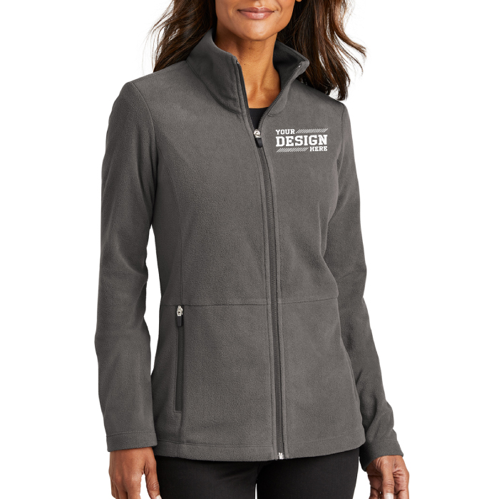 Custom Logo Port Authority® Women's Accord Microfleece Jacket - Embroidery