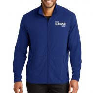 Custom Logo Port Authority® Accord Stretch Fleece Full-Zip Sweatshirt