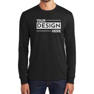 Personalized Port & Company® Core Blend Long Sleeve T-Shirt with Printed Logo