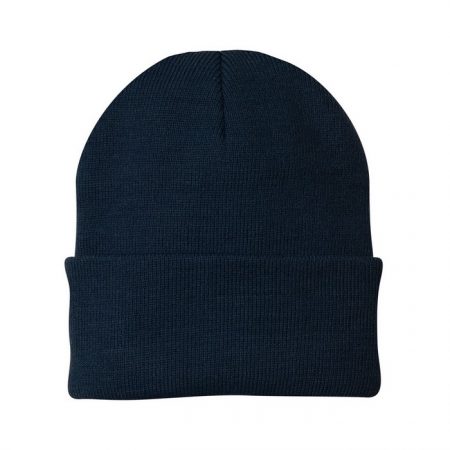 Promotional Custom Logo Port & Company® Knit Beanie Hat - Embroidery