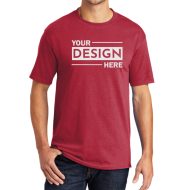 Imprinted with Logo Port & Company® Men's Core Blend T-Shirt