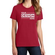 Port & Company® Women's Core Blend T-Shirt with Printed Logo