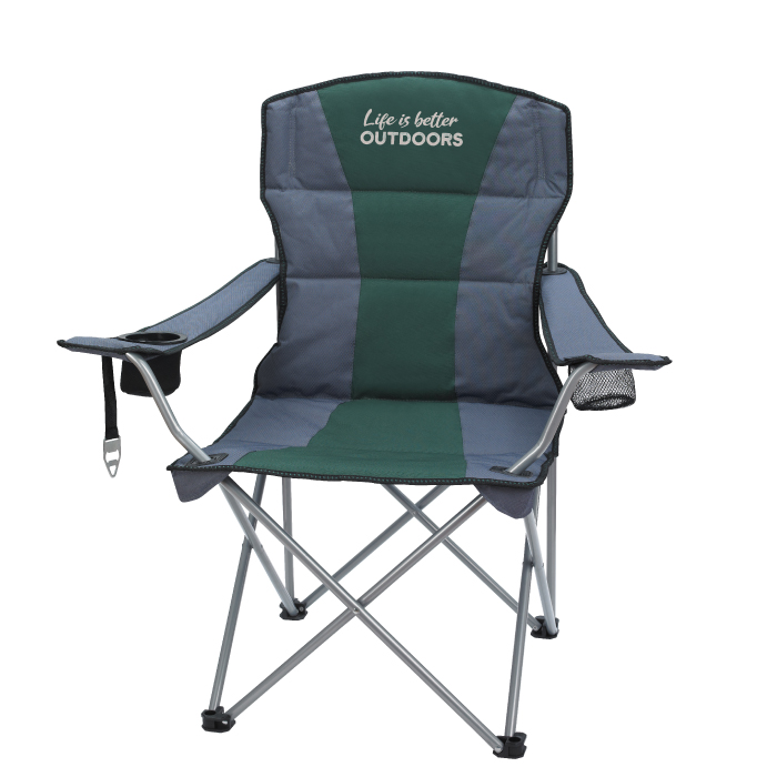 Custom Promotional Logo Premium Stripe Folding Chair