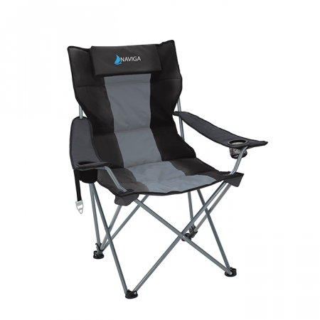 Custom Premium Stripe Folding Recliner Chair with Logo