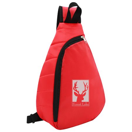 Promotional Puffy Sling Backpack with Logo