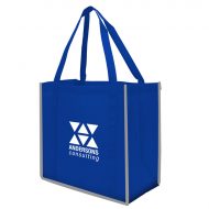 Customizable Reflective Large Non-Woven Grocery Tote Bag