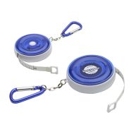 Retractable Round Tape Measure with Carabiner 5' with Logo