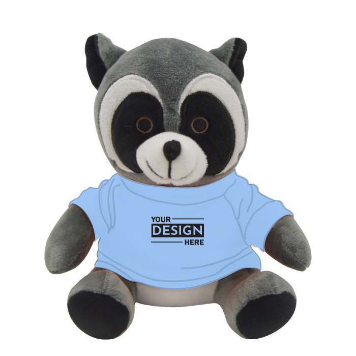 Customizable Raccoon Stuffed Plush Toy 6 Inch with Logo