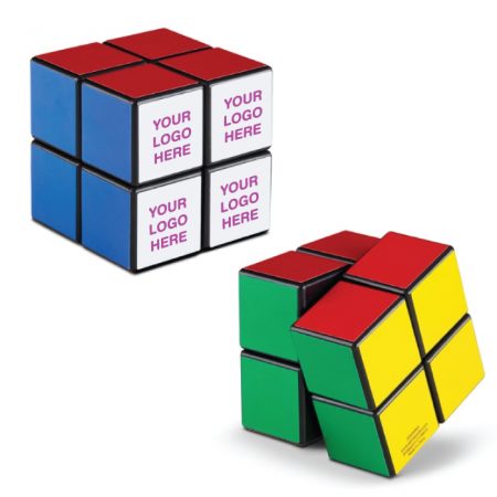 Promotional Rubik's® Cube 4-Panel Full-Size with Logo