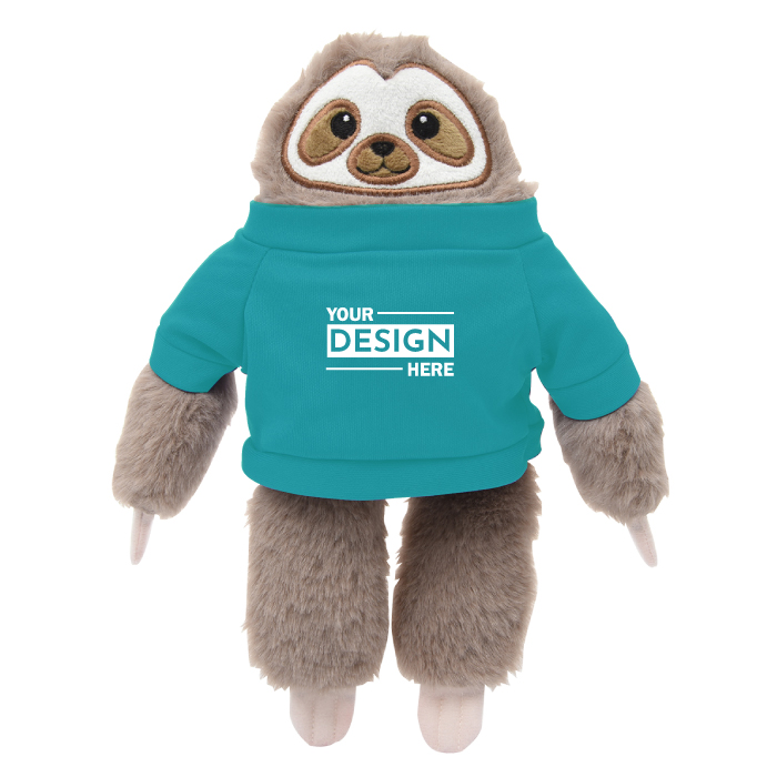 Custom Sammy Sloth Stuffed Plush Toy 6" with Printed Logo