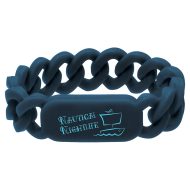 Silicone Link Wristband with Logo